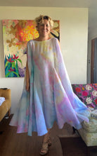 Load image into Gallery viewer, 26202 Maui Sunrise wrap dress — three-quarter view