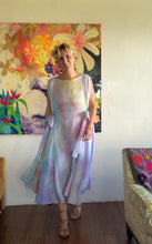 Load image into Gallery viewer, 26202 Maui Sunrise wrap dress — styled with sash tied