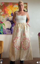 Load image into Gallery viewer, pants made from vintage bedpread 251212