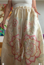 Load image into Gallery viewer, pants made from vintage bedpread 251212