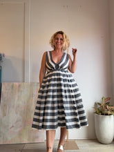 Load image into Gallery viewer, stripped silk organza dress