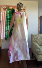Load image into Gallery viewer, 26214 Rose Petal Hand-Dyed Deadstock Satin Cupro Maxi Dress