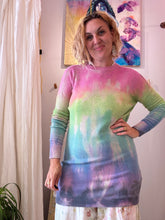 Load image into Gallery viewer, hand dyed cashmere shirt dress