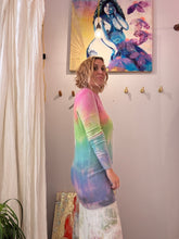 Load image into Gallery viewer, hand dyed cashmere shirt dress