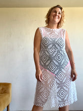 Load image into Gallery viewer, hand crocheted dress/coverup