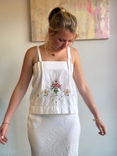 Load image into Gallery viewer, pillowcase tank top with embroidery 25010