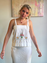 Load image into Gallery viewer, pillowcase tank top with embroidery 25010
