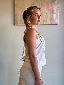pillowcase tank top with embroidery 25010