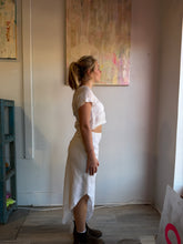 Load image into Gallery viewer, Vintage rice linen raglan shirt 25004