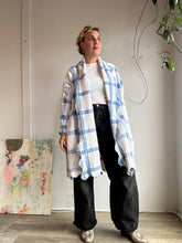 Load image into Gallery viewer, Upcycled woven blanket jacket