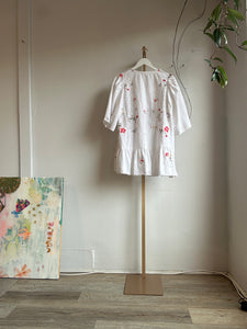 Embroiderd rose dress/shirt