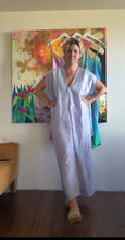 Load image into Gallery viewer, 26061 Hand-Dyed Shimmer Rayon Kaftan in Pale Lavender