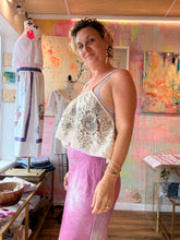 Load image into Gallery viewer, 26265 Gathered Vintage Tablecloth Tank Top