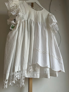 Vintage linen babydoll top