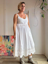 Load image into Gallery viewer, white tank dress