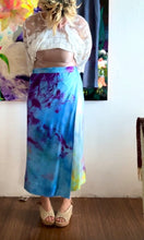 Load image into Gallery viewer, 26274 Hand-Dyed Reversible Cupro Satin Wrap Skirt | M–XL