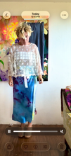 Load image into Gallery viewer, 26274 Hand-Dyed Reversible Cupro Satin Wrap Skirt | M–XL