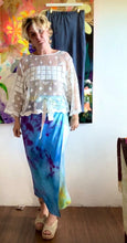 Load image into Gallery viewer, 26274 Hand-Dyed Reversible Cupro Satin Wrap Skirt | M–XL