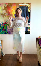 Load image into Gallery viewer, 26274 Light Hand-Dyed Cupro Satin Wrap Skirt | XS–M