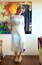 Load image into Gallery viewer, 26274 Light Hand-Dyed Cupro Satin Wrap Skirt | XS–M