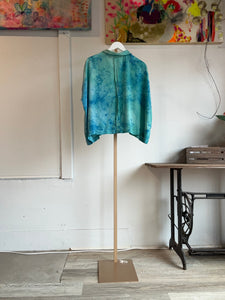 hand dyed silk shirt