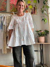 Load image into Gallery viewer, Embroiderd rose dress/shirt