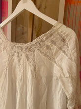 Load image into Gallery viewer, Edwardian lace and cotton long  V26033
