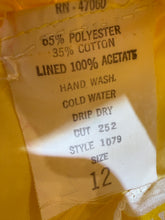 Load image into Gallery viewer, V26045 1970's yellow dress
