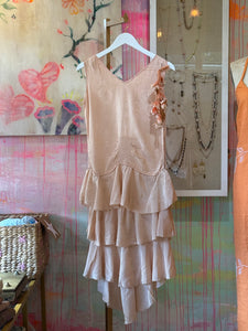 1920s pink dress 1920's flapper dress v26053