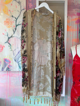 Load image into Gallery viewer, Burnout velvet duster V26064