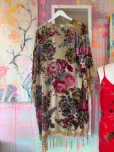 Load image into Gallery viewer, Burnout velvet duster V26064
