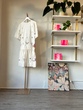 Load image into Gallery viewer, cross stitch drop waist dress