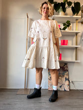 Load image into Gallery viewer, Embroidered tablecloth dress