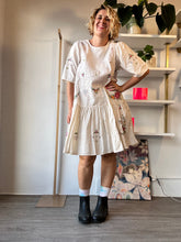 Load image into Gallery viewer, cross stitch drop waist dress