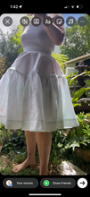 Load image into Gallery viewer, White cotton organdy skirt