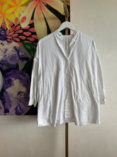 Load image into Gallery viewer, Edwardian Men's Cotton Blouse with Stand Collar | Unisex Styling At26046