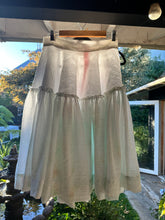 Load image into Gallery viewer, White cotton organdy skirt