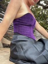 Load image into Gallery viewer, velvet bustier