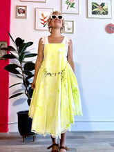 Load image into Gallery viewer, yellow apron dress