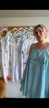 Load image into Gallery viewer, 26143 Hand-Dyed Vintage Tablecloth Circle Dress —
