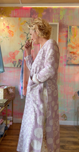 Load image into Gallery viewer, 26146 Reversible Vintage Bedspread Duster with Antique Shell Buttons