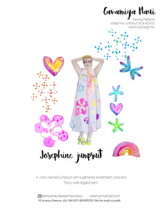 Josephine bundle dress, top, and jumpsuit patterns