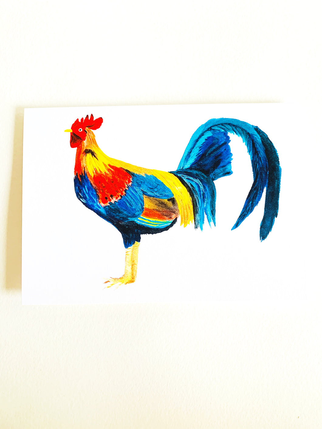Rooster Notecard