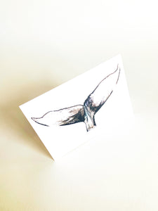 Whale Tail Notecard