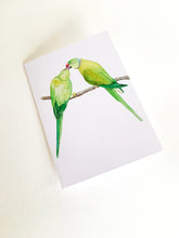 Load image into Gallery viewer, Ring Neck Parakeet Notecard