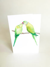 Load image into Gallery viewer, Ring Neck Parakeet Notecard