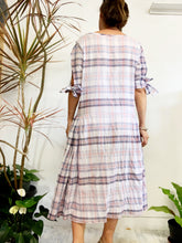 Load image into Gallery viewer, 32/100 drop waist dress with tie sleeves