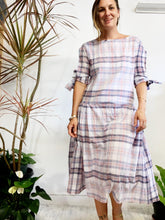 Load image into Gallery viewer, 32/100 drop waist dress with tie sleeves