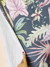 Load image into Gallery viewer, Cotton French Terry tropical fiesta grey