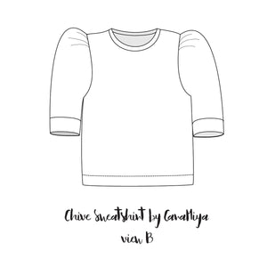 Chive sweatshirt pattern pdf